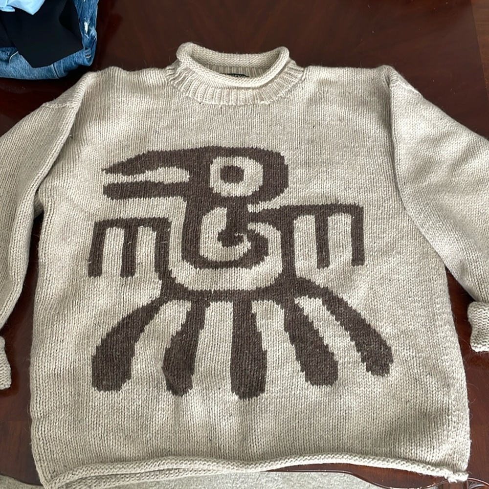 Vintage Hand Knitted - “ Hershey’s knitwear” sweater purchased in Florence Italy